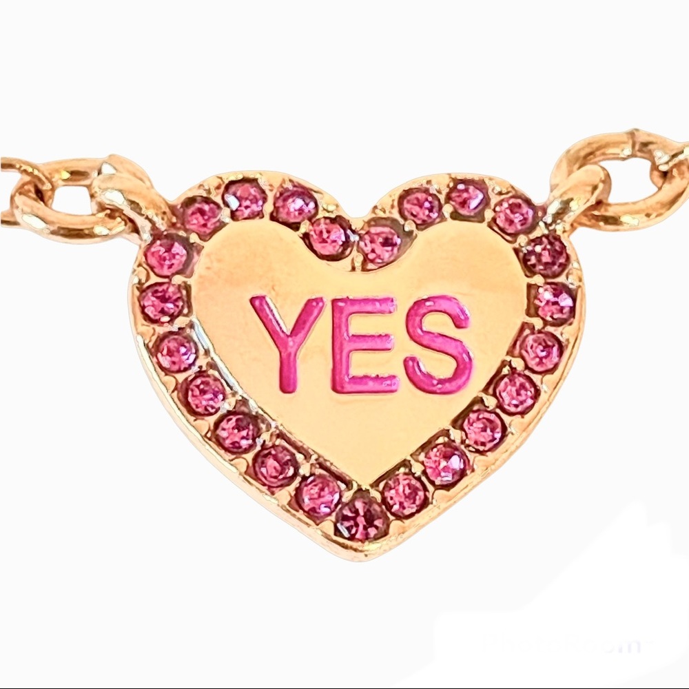 🌀 Betsey Johnson Candy Heart Ankle Bracelet - Picture 5 of 5